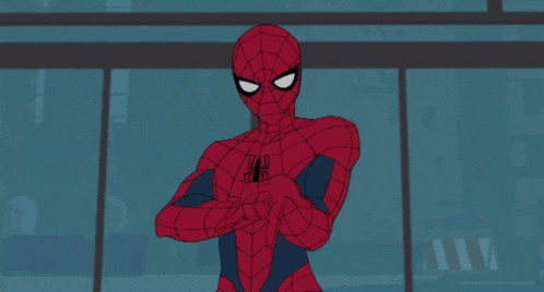 a drawing of a spider man with a web on his chest