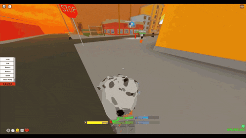 a screenshot of a video game shows a dalmatian and a cat