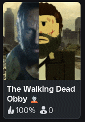 a poster for the walking dead shows rick and a cartoon character