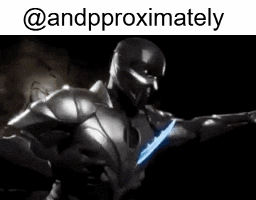 a picture of a man in armor with a knife in his hand and the words and approximately above him .