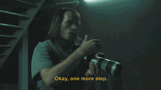 Okay One More Step Great GIF - Okay One More Step Great Shot GIFs