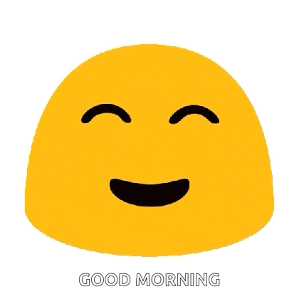 a yellow smiley face is blowing a kiss with the words good morning written below it .
