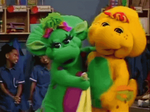 Barney And Friends Hug GIF - Barney And Friends Hug Hugging GIFs