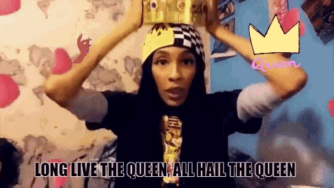Long Live The Queen All Hail The Queen GIF - Long Live The Queen All Hail The Queen Bossy Candy Barz GIFs