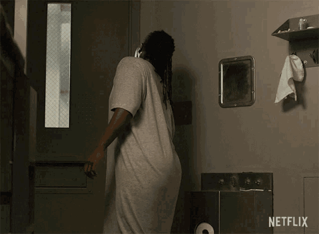 a netflix ad shows a woman in a hospital gown saying want to meet her
