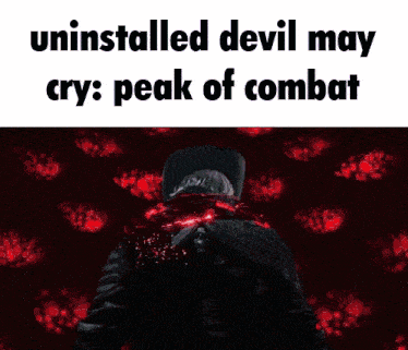 a devil may cry meme with a man wearing a hat and gloves