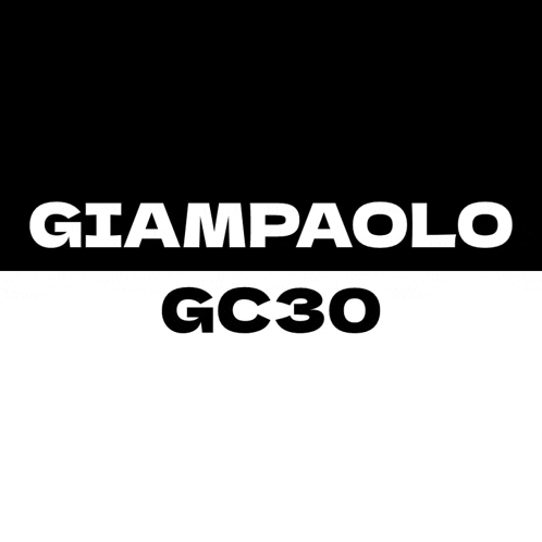 a black and white logo that says giampaolo gc30