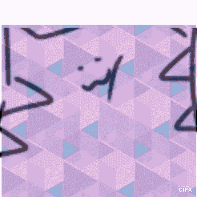 a blue background with a pattern of triangles and the word gifx on the bottom