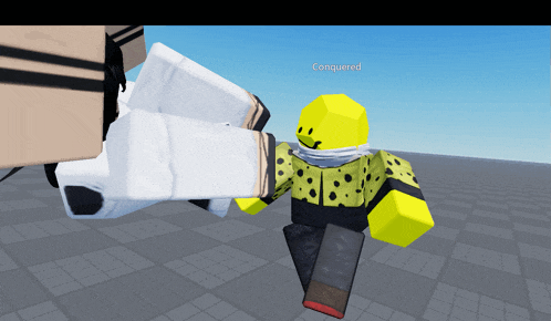 a screenshot of a video game with the name conquered on the bottom right