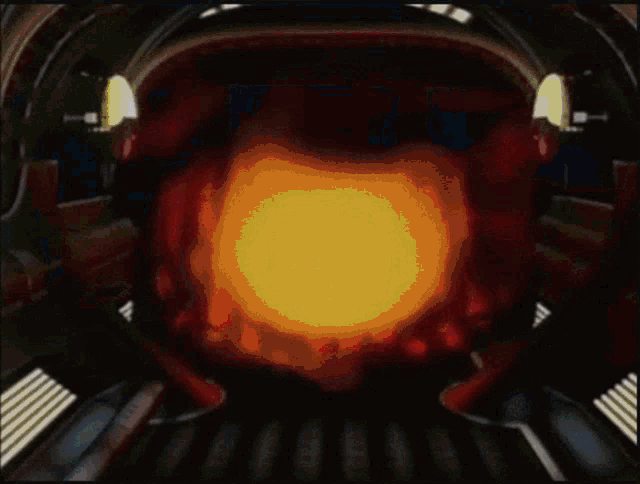 a pixelated image of a person in a helmet