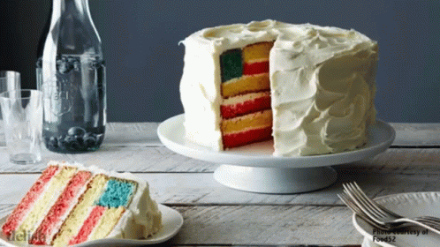 Cake Desserts GIF - Cake Desserts Patriotism GIFs