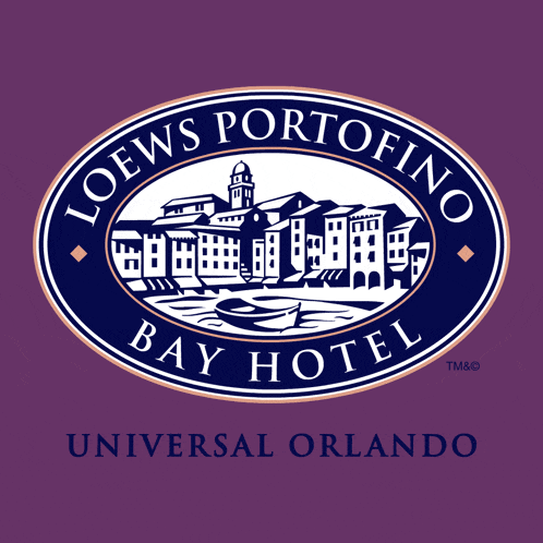 a logo for the loews portofino bay hotel universal orlando