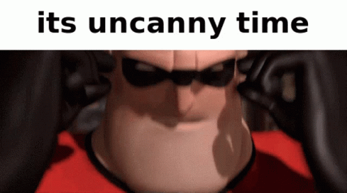 That Was Uncanny Mr Incredible GIF - That Was Uncanny Mr Incredible Its Uncanny Time GIFs