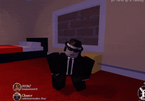 a person in a suit and tie is laying down in a room