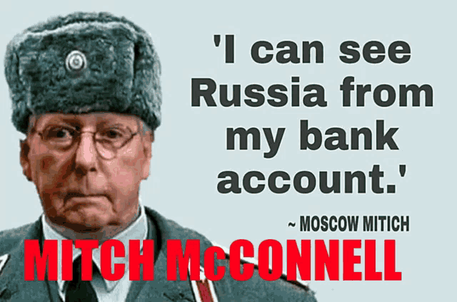 a picture of a man in a fur hat with a quote from moscow mitich