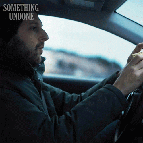 Eating And Driving Farid GIF - Eating And Driving Farid Something Undone GIFs