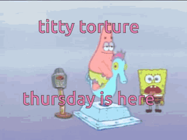 Patrick Titty Torture GIF
