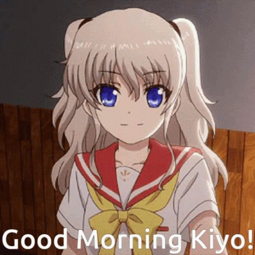 Anime Kiyo GIF - Anime Kiyo Good Morning GIFs