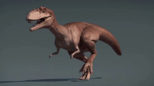Running Away Dinosaur GIF - Running Away Dinosaur GIFs
