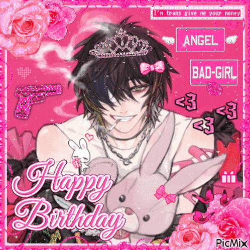 a picture of a boy with a crown on his head and the words happy birthday