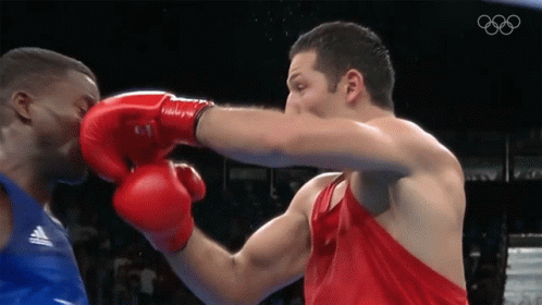 Punch In The Face Joshua Buatsi GIF - Punch In The Face Joshua Buatsi Elshod Rasulov GIFs