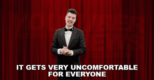 It Gets Very Uncomfortable For Everyone Benedict Townsend GIF - It Gets Very Uncomfortable For Everyone Benedict Townsend Youtuber News GIFs