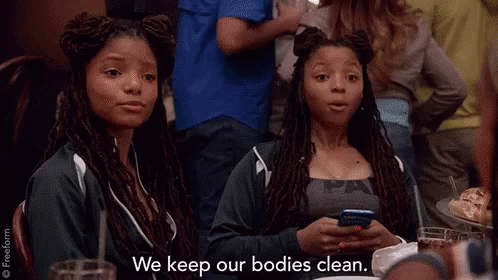 We Keep Our Bodies Clean Convinced GIF - We Keep Our Bodies Clean Convinced GIFs