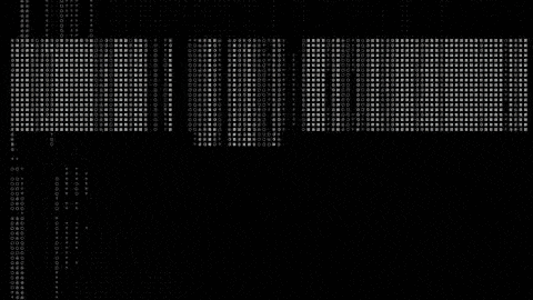 a black background with white dots on it that looks like a grid .