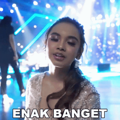 Enak Banget Lyodra GIF - Enak Banget Lyodra Lyodra Official GIFs