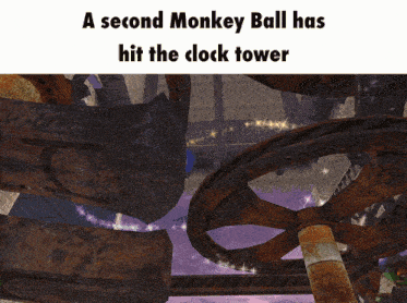 Monkey Ball Super Monkey Ball 2 GIF - Monkey Ball Super Monkey Ball 2 A Second Monkey Ball Has Hit The Clock Tower GIFs