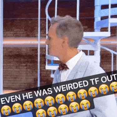 Bill Nye The Science Guy Even He Was Weirded Tf Out GIF - Bill Nye The Science Guy Even He Was Weirded Tf Out Confused GIFs