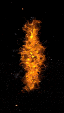 a sphere of fire is surrounded by a circle of fire