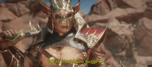 Mortal Kombat Shao Kahn GIF - Mortal Kombat Shao Kahn What Would You Suggest GIFs