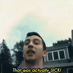 a man says that was actually sick in front of a building