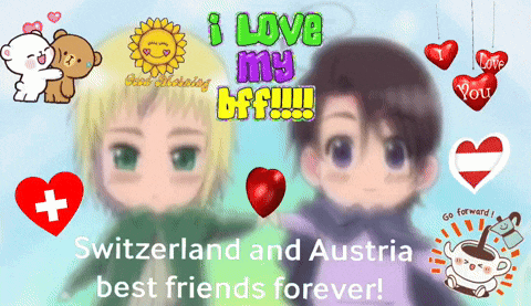 a poster that says i love my bff