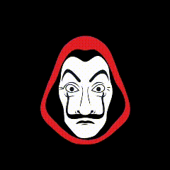 a man with a mustache is wearing a hooded mask with tears coming out of his eyes .