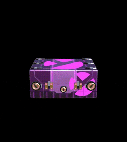 a purple box with the word disco written on the front