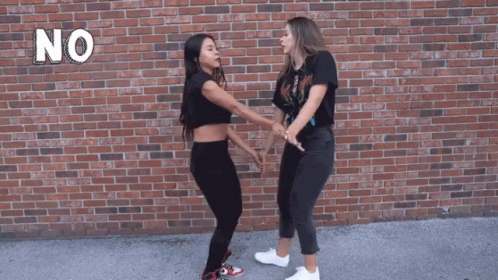 No No No No Dance Off GIF - No No No No Dance Off Dancing Together GIFs