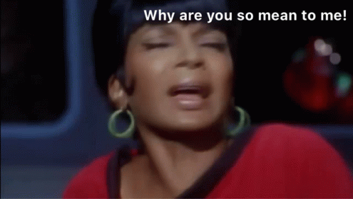Uhura Cry GIF - Uhura Cry Whysomeantome GIFs