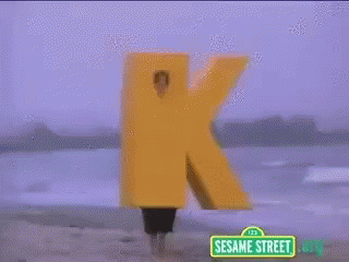 The Letter K Ok GIF - The Letter K Ok Sesame Street GIFs