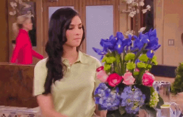 Days Of Our Lives Throw GIF - Days Of Our Lives Throw I Hate Flowers GIFs