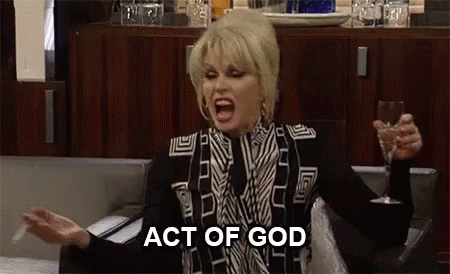 Joanna Lumley Act Of God GIF - Joanna Lumley Act Of God Ab Fab GIFs