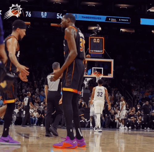 Kevin Durant Devin Booker GIF - Kevin Durant Devin Booker Coopurr GIFs