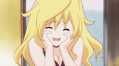 Anime Happy GIF - Anime Happy Blushing GIFs