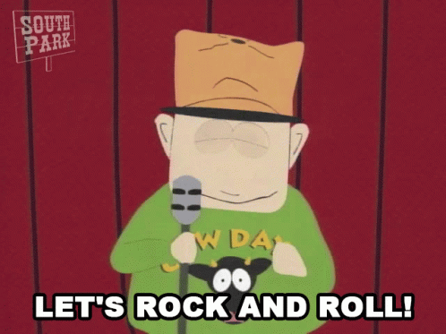 Lets Rock And Roll Jimbo Kern GIF - Lets Rock And Roll Jimbo Kern South Park GIFs
