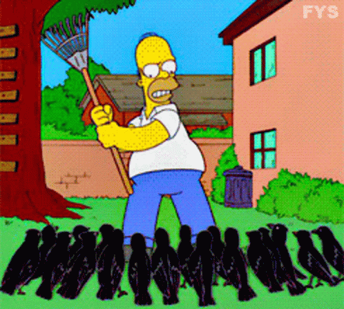 Homer Crow GIF - Homer Crow GIFs