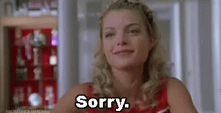 Sorry. GIF - Bring It On Sorry Smiling GIFs