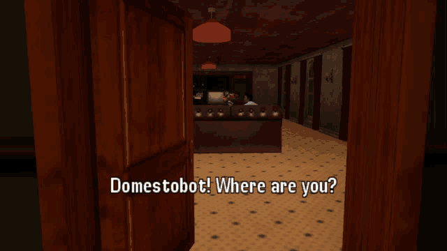 a screenshot of a video game asking where someone is