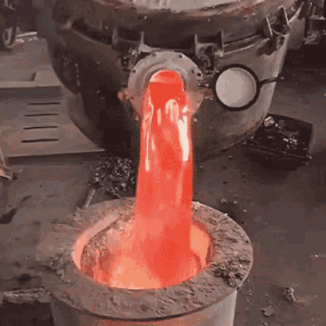 Thats Hot Molten Steel GIF