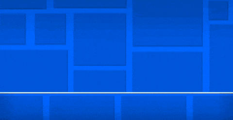 a blue background with a smiley face and a nuclear symbol on it